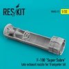RESKIT RSU32-0072 F-100 SUPER SABRE LATE EXHAUST NOZZLE FOR TRUMPETER KIT 1/32
