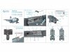 Quinta Studio QD+48551 MiG-21R (grey cockpit panels) 3D-Printed & coloured Interior on decal paper (Eduard) (with 3D-printed resin parts) 1/48