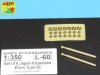 Aber 350L-60 Set of 6 Japan torpedoes 61cm Type 93 (1:350)