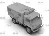 ICM 35138 Unimog S 404 Krankenwagen German Military Ambulance 1/35