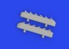 Eduard 672359 P-51D exhaust stacks w/ fairing PRINT EDUARD 1/72