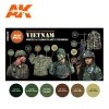 AK Interactive AK11682 VIETNAM GREEN & CAMOUFLAGE UNIFORMS