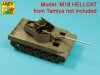 Aber 35L-325 Lufa 76mm M1A1 do działa pancernego M18 Helcat 1/35