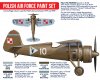 Hataka HTK-AS01 Polish Air Force paint set 4x17ml