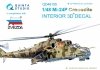 Quinta Studio QD48155 Mi-24P 3D-Printed & coloured Interior on decal paper (for Zvezda kit) 1/48