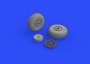 Eduard 648504 P-51D wheels cross tread 1/48 EDUARD