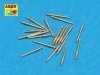 Aber 350L-21 Set of 20 pcs 40 mm Bofors Mk.1 barrels for US Navy ships (1:350)