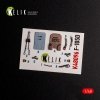 KELIK K48096 F-105D Thunderchief - interior 3D decals for HobbyBoss kit 1/48