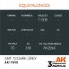 AK Interactive AK11918 AMT-12 DARK GREY – AIR 17ml