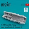 RESKIT RSU48-0255 F-100 SUPER SABRE EARLY CLOSE EXHAUST NOZZLE FOR TRUMPETER KIT 1/48