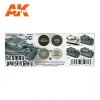 AK Interactive AK11642 GERMAN PANZER GREY MODULATION SET 4x17 ml