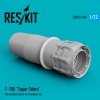 RESKIT RSU72-0188 F-100 SUPER SABRE LATE EXHAUST NOZZLE FOR TRUMPETER KIT 1/72