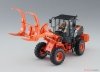 Hasegawa 66105 Hitachi Wheel Loader ZW100-6 Log Grapple Working Machine 1/35