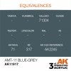 AK Interactive AK11917 AMT-11 BLUE-GREY – AIR 17ml