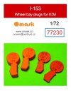 Omask 77230 I-153 wheel bay plugs (for ICM) 1/72