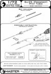 Master AM-72-108 Su-25 (Frogfoot) - Pilot Tubes 1:72