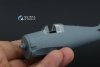 Quinta Studio QC72008 F6F-3/5 Hellcat vacuumed clear canopy (Eduard) 1/72