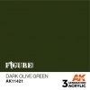 AK-Interactive AK 11421 Dark Olive Green 17ml