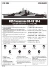 Trumpeter 05782 USS Tennessee BB-43 1944 1/700