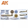 AK Interactive AK11726 WWII RAF AIRCRAFT DESERT COLORS 3x17 ml