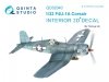 Quinta Studio QD32040 F4U-1A Corsair 3D-Printed & coloured Interior on decal paper (for Tamiya kit) 1/32