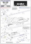 Aber 48033 SU-122 - cz. 2 - zestaw dodatkowy - błotniki Tamiya 1/48