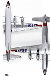 Academy 12634 USAF C-118 Liftmaster 1/144