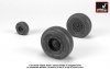 Armory Models AW35303 UH-60 Black Hawk wheels w/ weighted tires 1/35