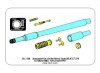 Aber 35L-220 Armament for Soviet Heavy Tank OBJECT 279 1x130mm, 2x14,5mm (1:35)