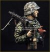 Young Miniatures YM1869 Waffen SS Young Machine Gunner 1944 1/10