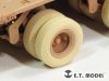 E.T. Model ER35-042 Modern U.S. M1000 HETS Weighted Road Wheels For HOBBYBOSS 85502 1/35
