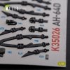 KELIK K35026 AH-64D Apache interior 3D decals for Meng kit 1/35