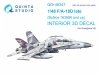 Quinta Studio QD+48347 FA-18D late 3D-Printed coloured Interior on decal paper (Hasegawa) (with 3D-printed resin parts) 1/48