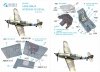 Quinta Studio QD48161 Bf 109G-10 3D-Printed & coloured Interior on decal paper (Eduard) 1/48