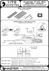 Master AM-72-123 Curtiss P-40 B/C Tomahawk II - wersja UK - lufy karabinów Browning .30 cal i brytyjska wersja Rurki Pitota (1:72)