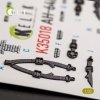 KELIK K35018 AH-64D APACHE INTERIOR 3D DECALS FOR TAKOM KIT 1/35