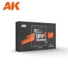 AK Interactive AK9300 DRY 4 BRUSHES SET