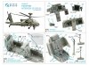 Quinta Studio QD48375 AH-64E 3D-Printed & coloured Interior on decal paper (Hasegawa) 1/48