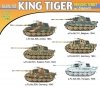 Dragon 7240 King Tiger Henschel Turret w/Zimm. (1:72)