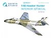 Quinta Studio QD48251 Hawker Hunter 3D-Printed & coloured Interior on decal paper (Airfix) 1/48