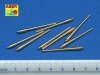 Aber 350L-06 Set of 9pcs 406mm short barrels for US ships for turrets without antiblast covers: North Carolina, Washington (1:350)