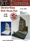 RT-Diorama 35202 Diorama-Base:Brick House Ruin 1/35