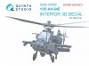 Quinta Studio QDS35099 AH-64E 3D-Printed & coloured Interior on decal paper (Takom) (Small version) 1/35