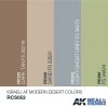 AK Interactive RCS052 ISRAELI AF MODERN DESERT COLORS 4x10ml