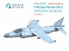 Quinta Studio QDS48344 Sea Harrier FA.2 3D-Printed & coloured Interior on decal paper (Kinetic) (Small version) 1/48