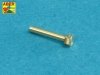 Aber 16110 Turned imitation of Hexagonal bolts &amp;amp;amp;amp;amp; nuts 1,6 x 4,0 mm x 15 pcs. And 1,6mm nuts x 10 pcs. (1:16)