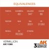 AK Interactive AK11090 VERMILLION – STANDARD 17ml