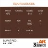 AK Interactive AK11097 BURNT RED – STANDARD 17ml