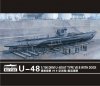 FlyHawk Model FH1101 U-boat Type VII B DKM U-48 w/Dock 1/700