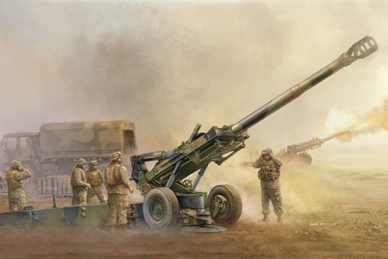 Trumpeter 02319 M198 Medium Towed Howitzer late (1:35) - auf 1945 